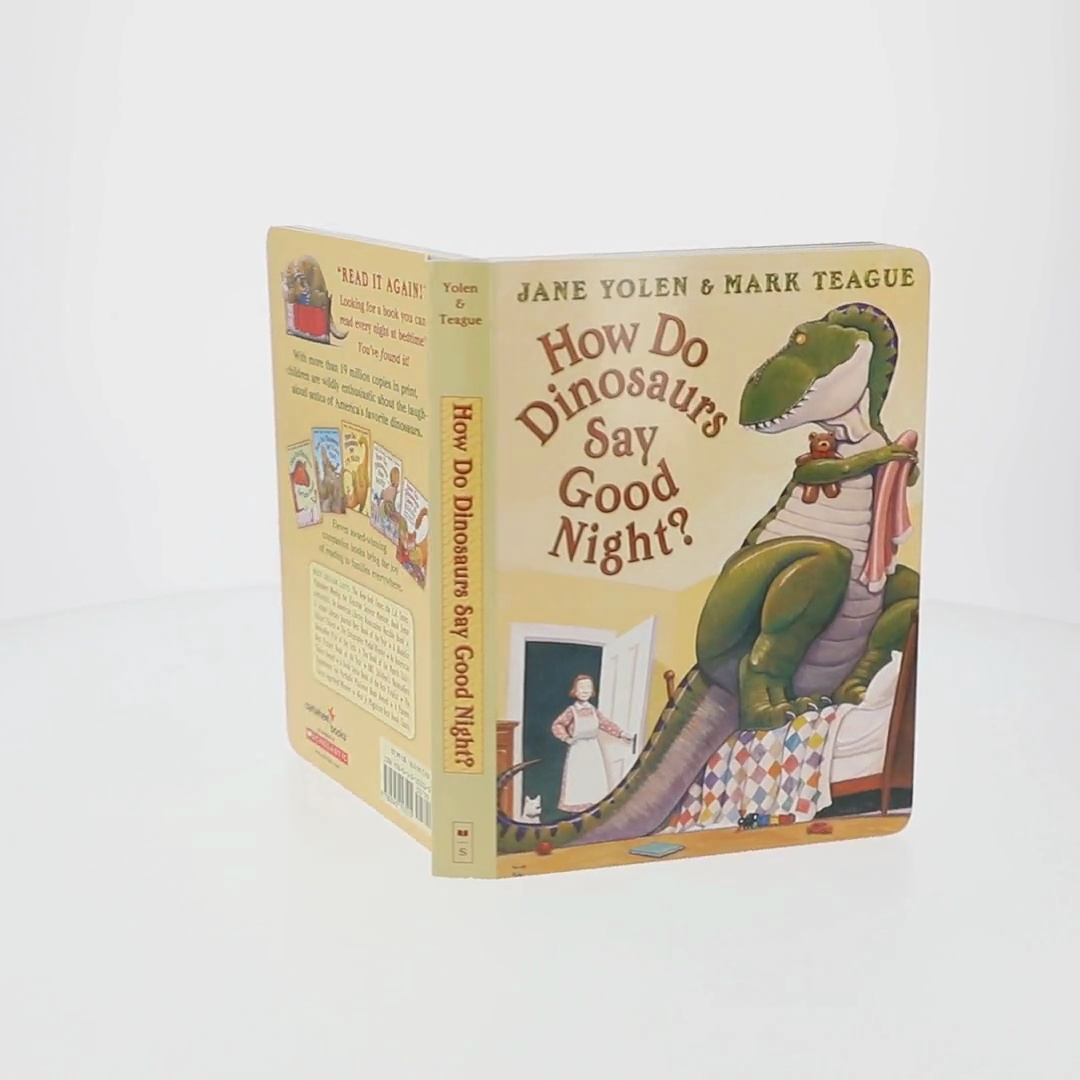 Jane Yolen How Do Dinosaurs Say Good Night Board Book for Bedtime