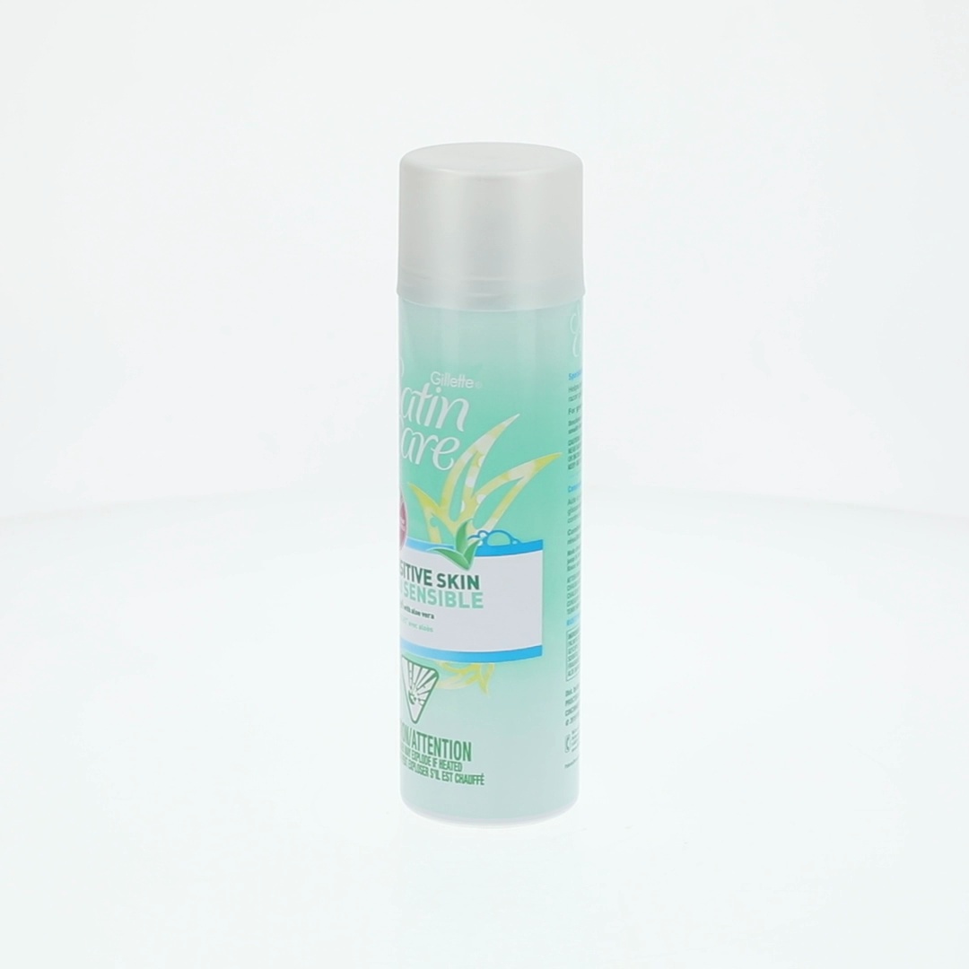 Gillette Satin Care Sensitive Women's Shaving Gel Twin Pack 14 oz with Aloe  Vera, Light Fragrance - Walmart.com
