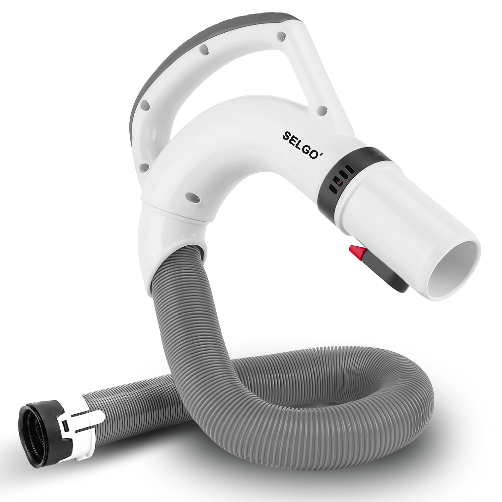 thumbnail video image 2 of Upgraded OEM Selgo Replacement Hose Handle for Shark Rotator Lift-Away Vacuum NV355 NV355WM NV355WM1 NV356 NV356Q NV356E NV356K NV357 NV358 NV370 UV440 (NV360 NV360K Blue UV550 Gray NV391 Red) 153FFJ, 2 of 7
