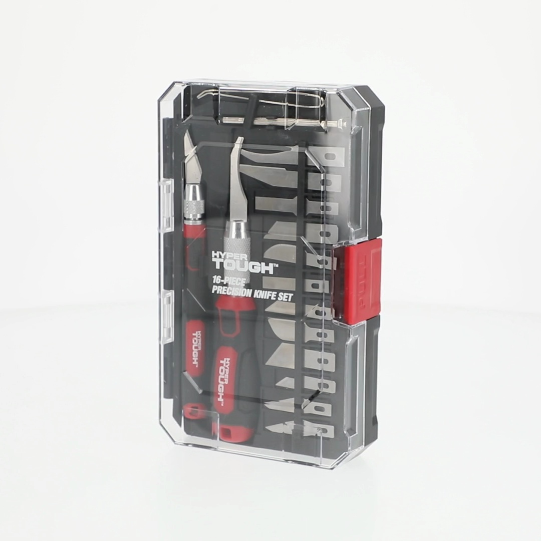 レスキューラビット ネイマール 16セット Hyper Tough Precision Knife Set 16-Piece with Handles Blades and
