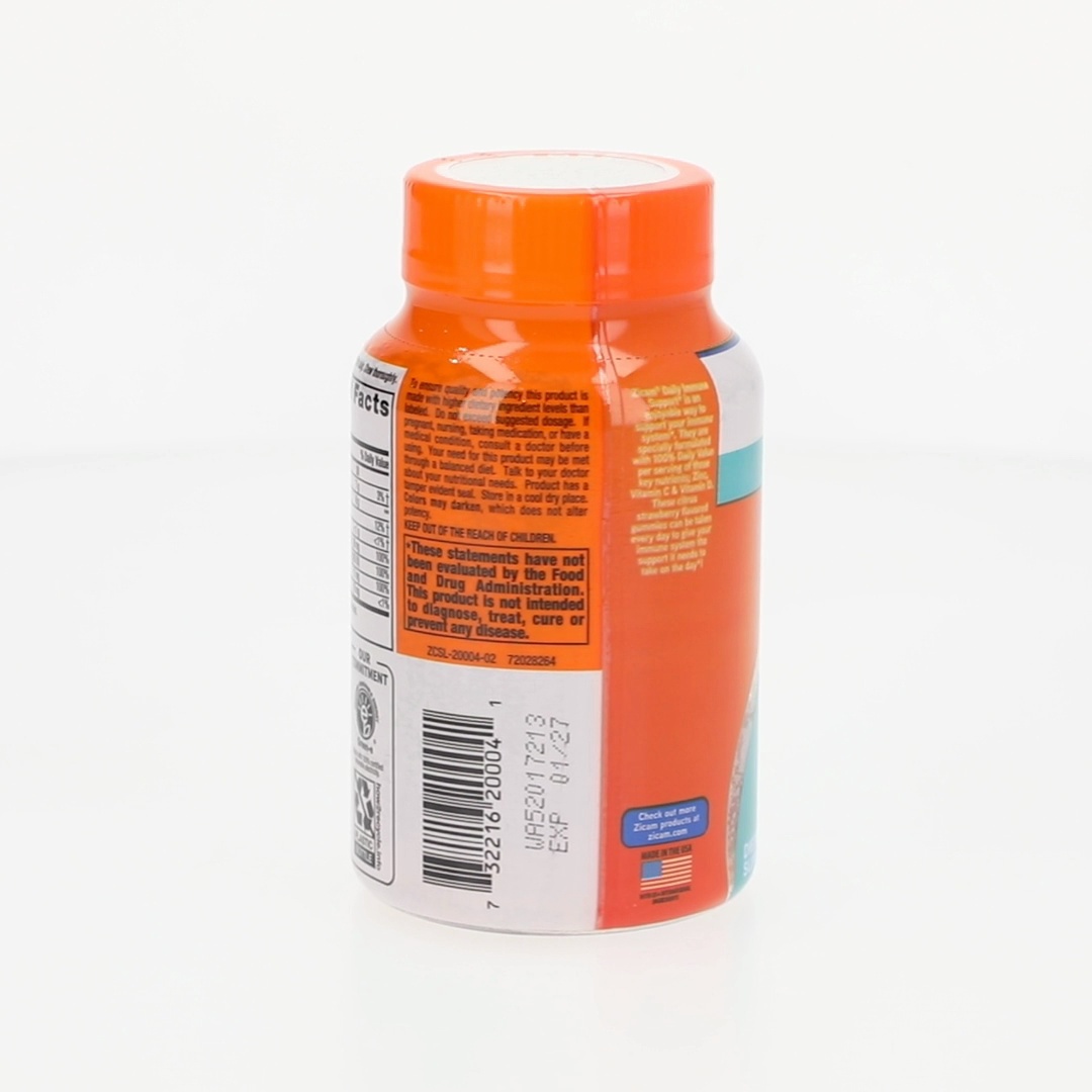 Zicam, Daily Immune Support Gummies, 70 Count, with Zinc Vitamin