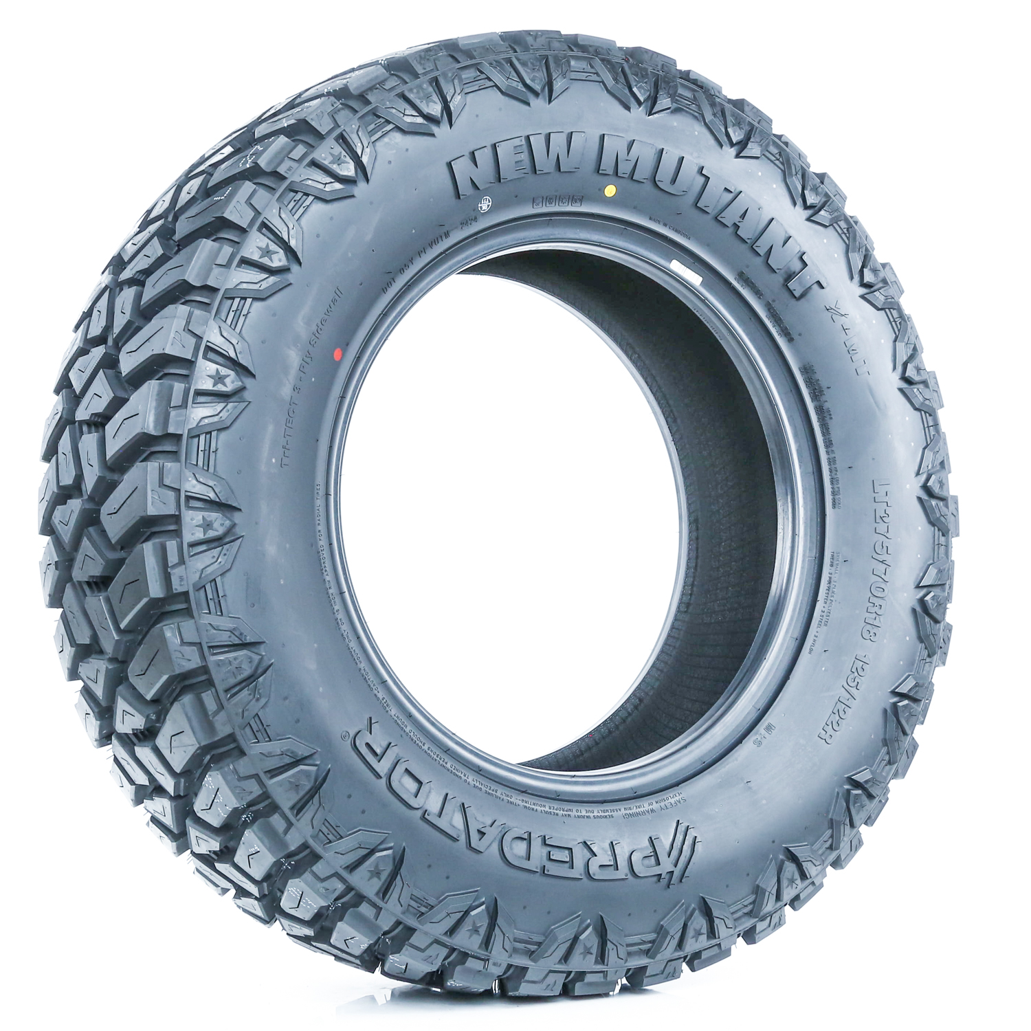 Predator X-MT New Mutant All-Season Mud Terrain Tires LT 275/70R18