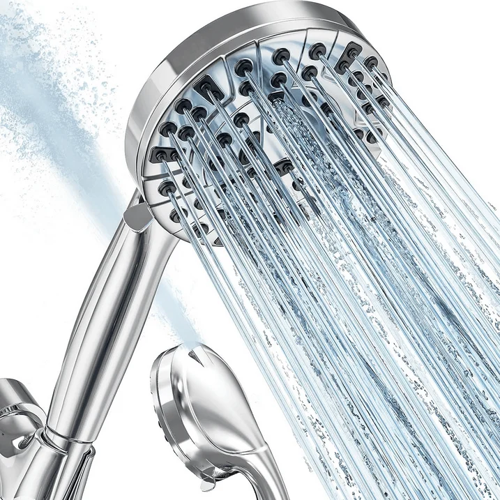 thumbnail video image 2 of Scootworks Shower Head, 10 Mode Setting Detachable Shower Head with Handheld, High Pressure Shower Head with Hose 59 inch Stainless Steel and Adjustable Bracket, Handheld Shower Head for Bathroom Tub, 2 of 11