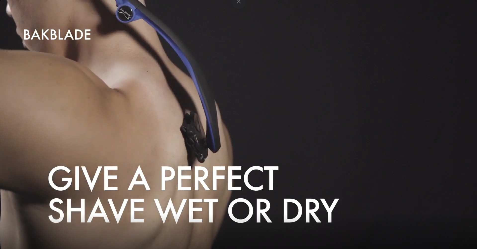 thumbnail video image 2 of BakBlade 2.0 & 2.0 Elite Back Shaver Refill Cartridges for Men, 12 Dryglide Waterproof Blades, 2 of 8
