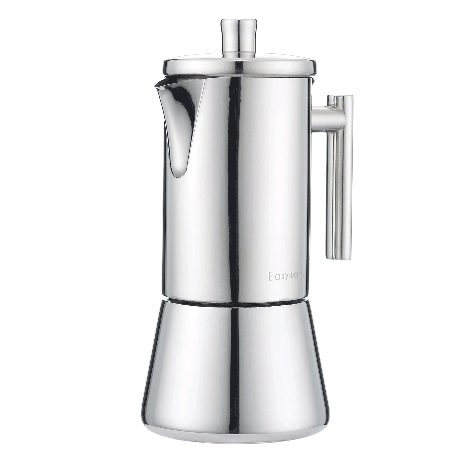 Professional Manufacture Cheap 406 Stainless Steel Base Espreso Stovetop Coffee  Maker Moka Pot for Home - China Aluminum Coffee Maker and Espresso Coffee  Maker price