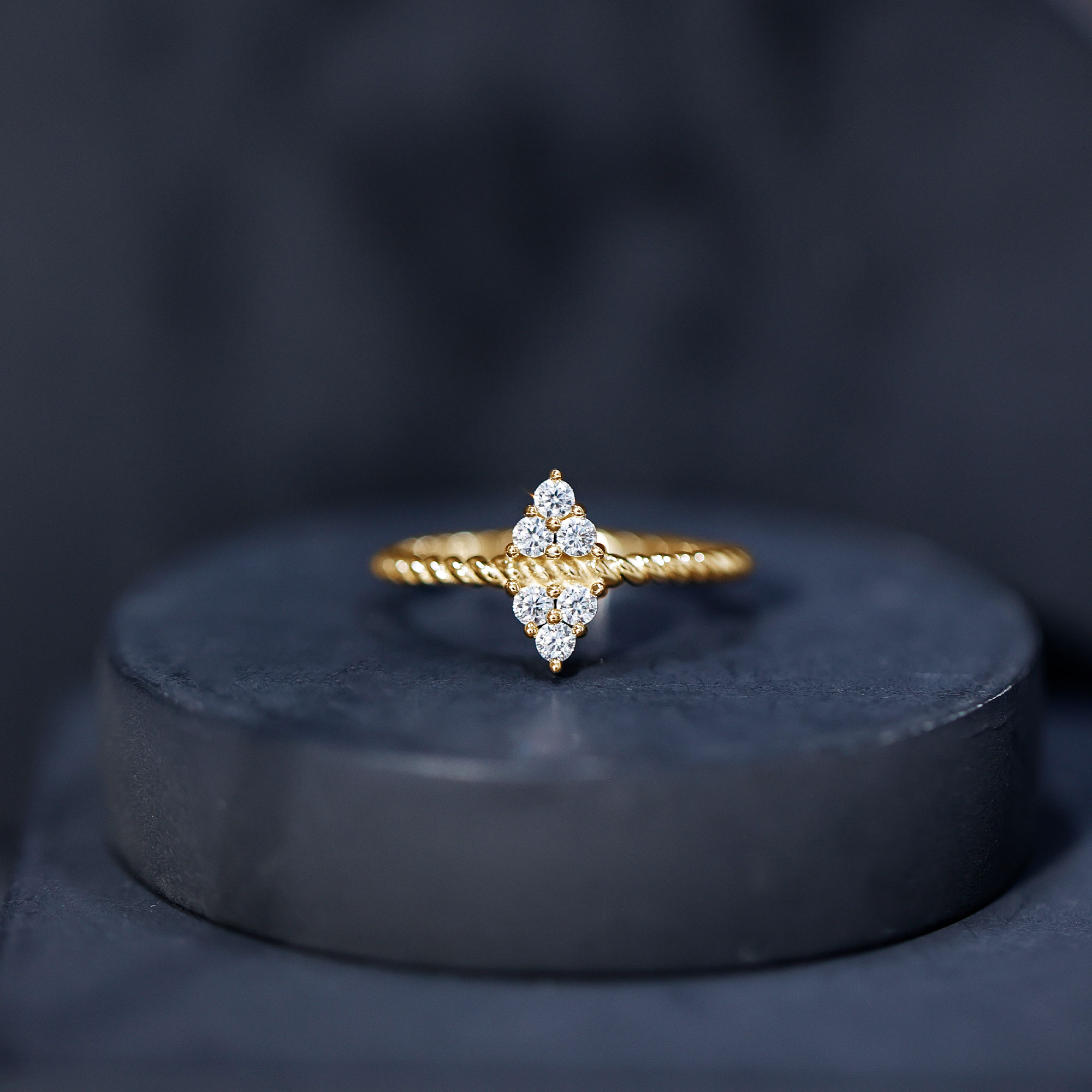 thumbnail video image 2 of Rosec Jewels Lab Grown Diamond Promise Ring for Women - EF-VS Grade Certified - Diamond Proposal Ring - Gift for Special Occasions, 14K White Gold, US 13.00, 2 of 7