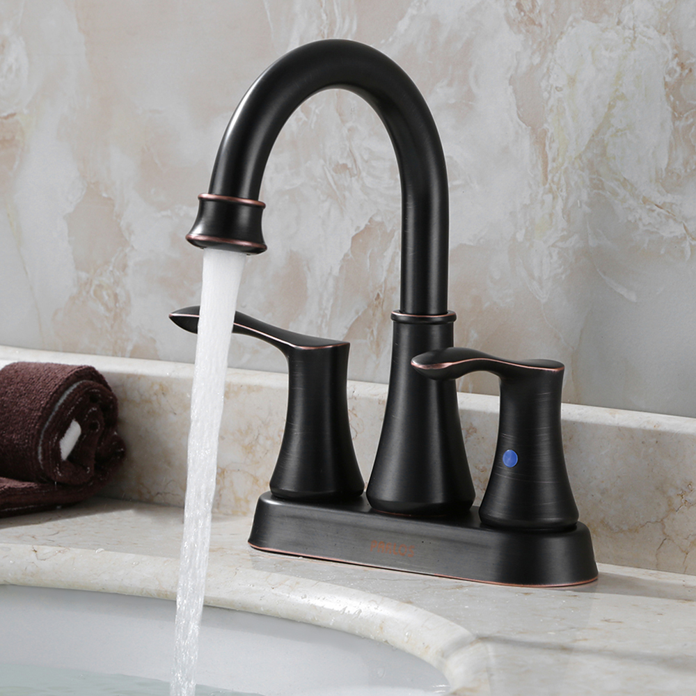 thumbnail video image 2 of PARLOS Bathroom Sink Faucet, Oil Rubbed Bronze, Durable Rustproof Stainless Design, 2 of 12