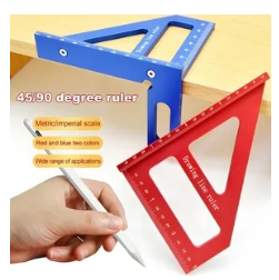 3D Multi-Angle Measuring Ruler & Auto Center Punch Tool - Aluminum ...