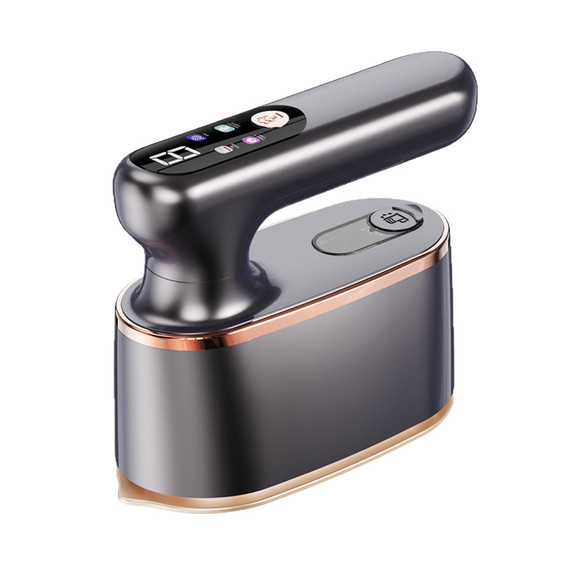 thumbnail video image 2 of PKALQ Travel Steamer for Clothes, 1200W Portable Steamer with LCD Display 180° Swivel Handle Powerful Wrinkle Remover, Clothing Steamer, 2 of 9
