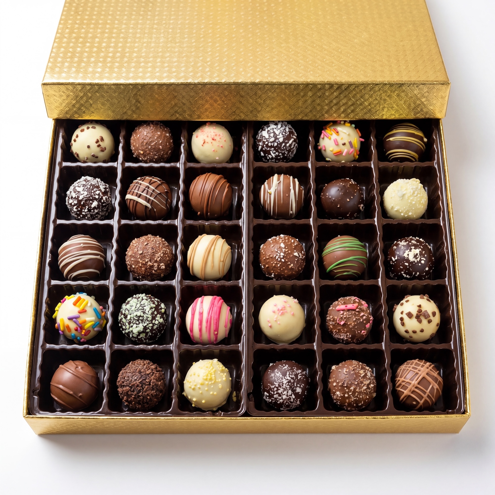 Sugar Plum Chocolate Truffles Assorted Chocolates 30-Count 8 Oz ...