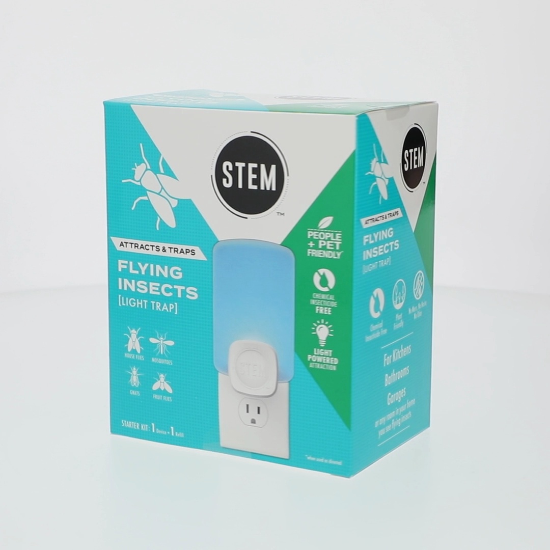 STEM Light Trap, Attracts & Traps Flying Insects, Includes Starter STEM Light Trap, Attracts & Traps Flying Insects, Includes Starter