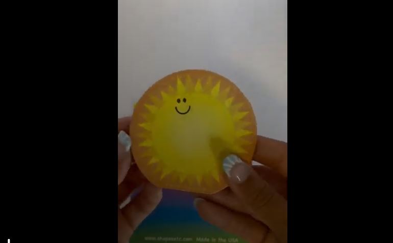 thumbnail video image 2 of SHAPES ETC. Mini Notepad - Sunshine, 2 of 11