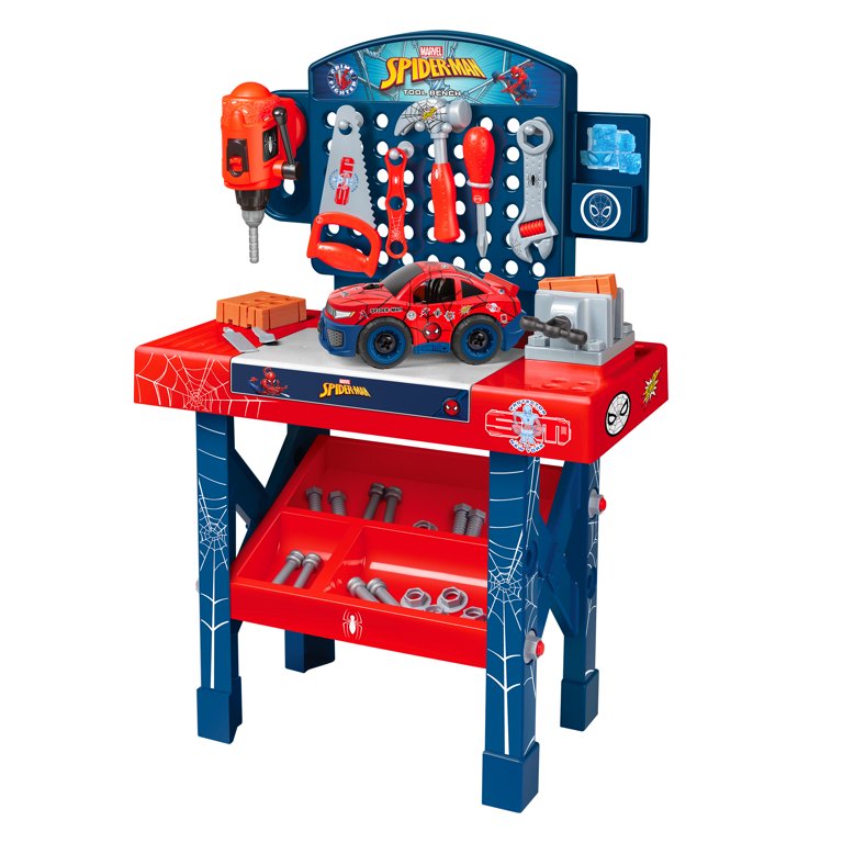 Spider-Man Tool Bench Playset with Take Apart Car
