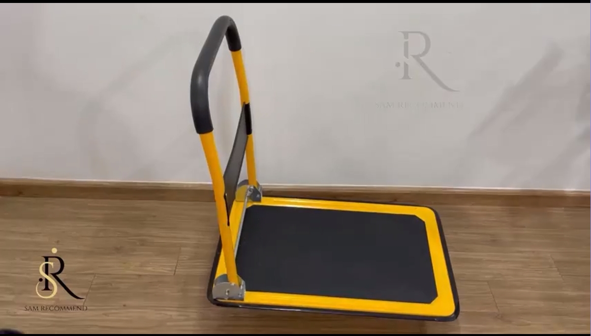 thumbnail video image 2 of Lifetime Appliance Parts, Black/Yellow 330 lbs Max Weight 32.75" x 28.75" x 18.75" Heavy Duty Dolly, 2 of 8