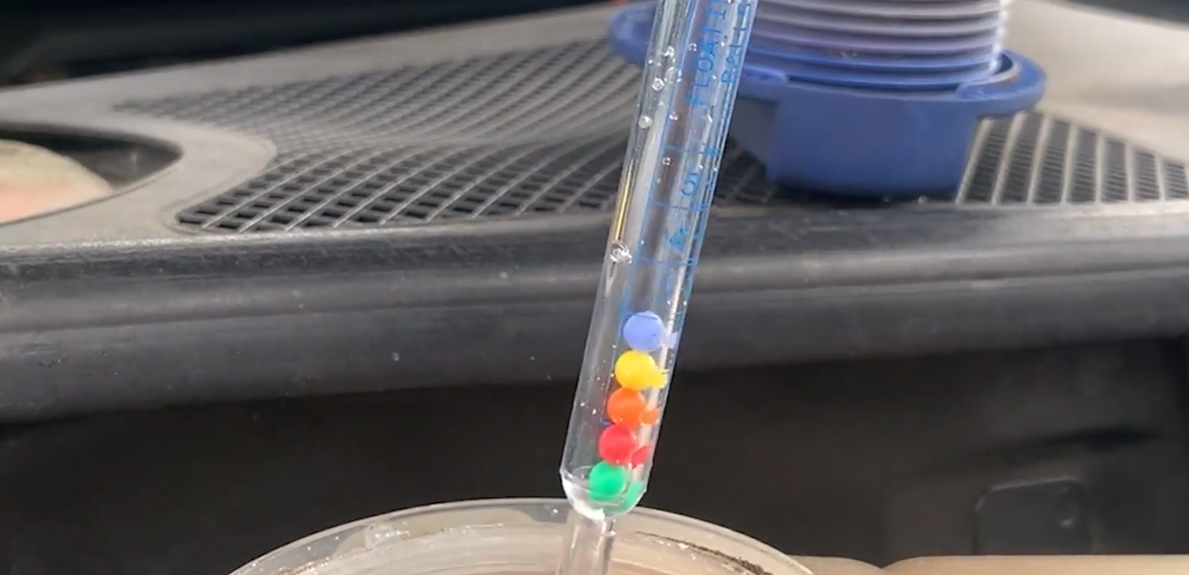 thumbnail video image 2 of Performance Tool W1655C Anti-Freeze Tester for Measuring the Freezing Point and Antifreeze Protection of Coolant in Radiators, Ethylene Glycol, Easy to Read, 2 of 7