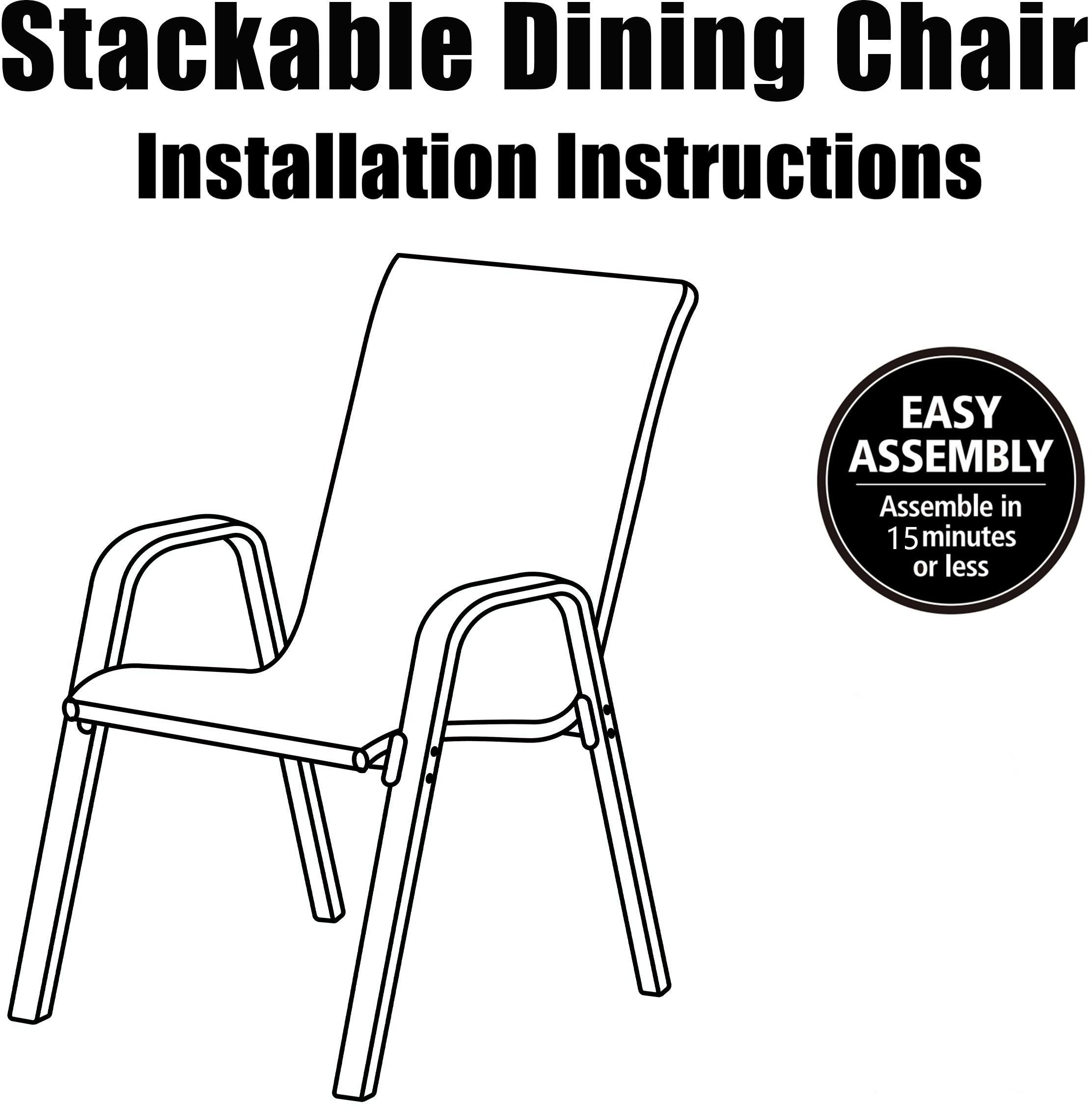 thumbnail video image 2 of Stackable Outdoor Patio Dining Chairs with Backrest/Armrests for Lawn Garden Balcony Deck Camping-Set of 2 (gray), 2 of 9