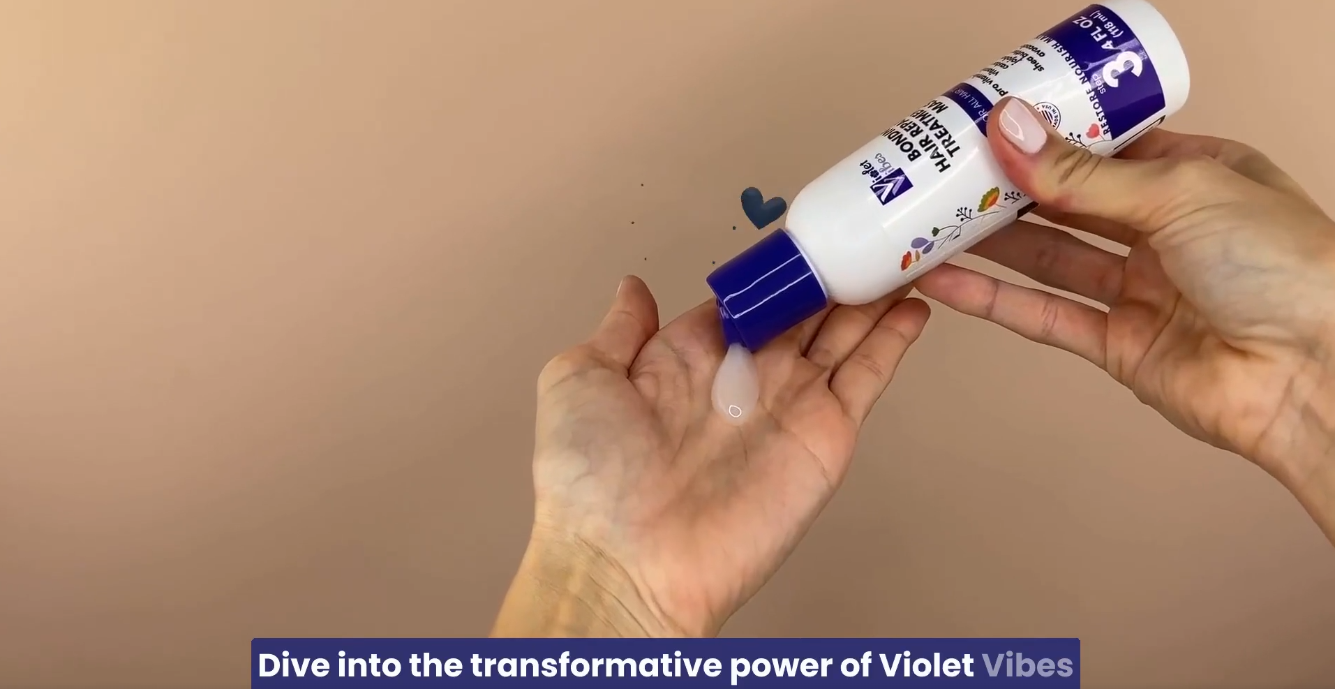 Violet Vibes Women's Keratin & Collagen Repair Treatment Hair Mask with ...