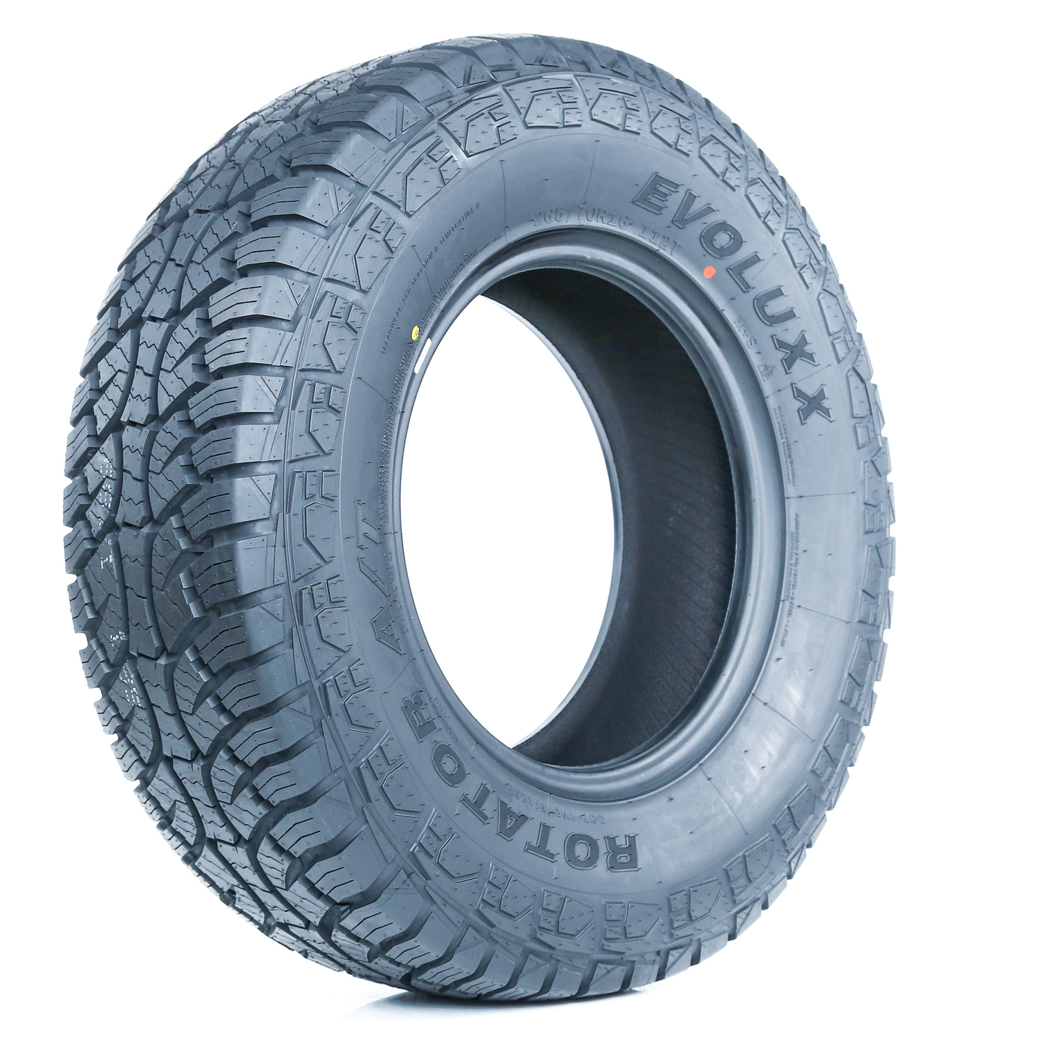 Evoluxx Rotator A/T All Terrain Tire - 265/70R16 112T, Fits 2000