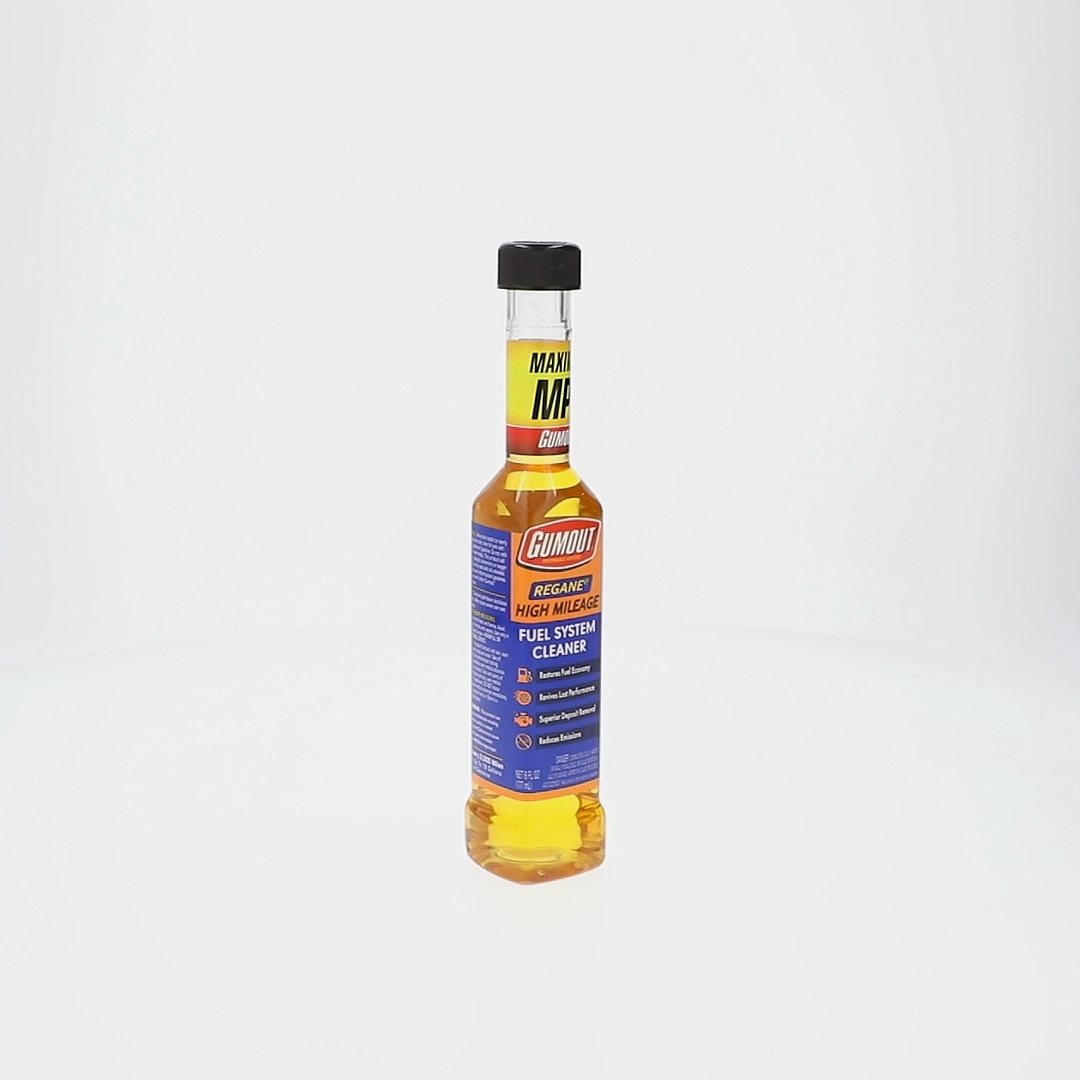 Gumout Regane High Mileage Fuel Cleaner, 6oz - Reduces Friction