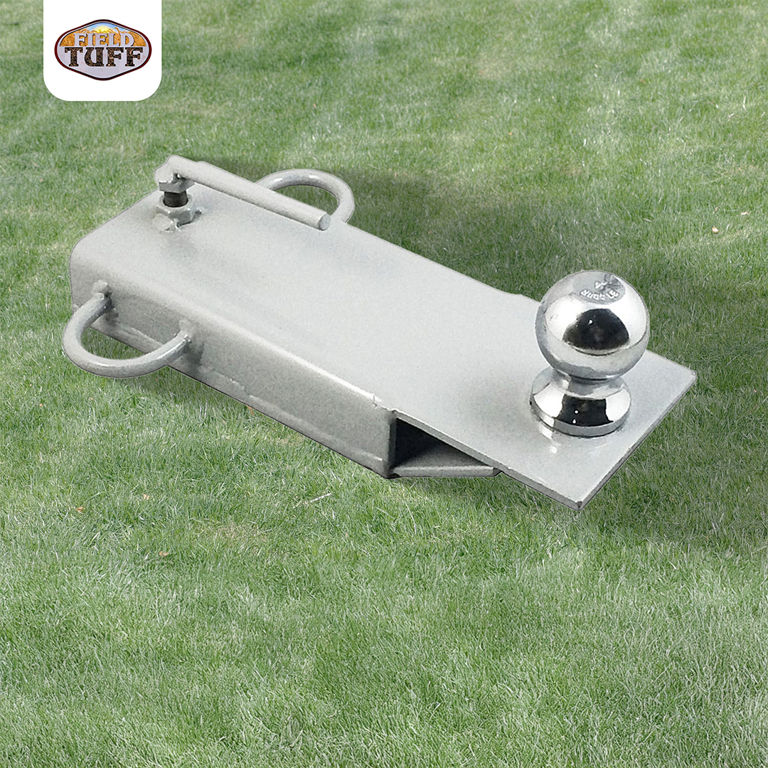 thumbnail video image 2 of Field Tuff FTF-01FBMA 4" Ball Mount Hitch Adapter for Forklift or Tractor, 2 of 9