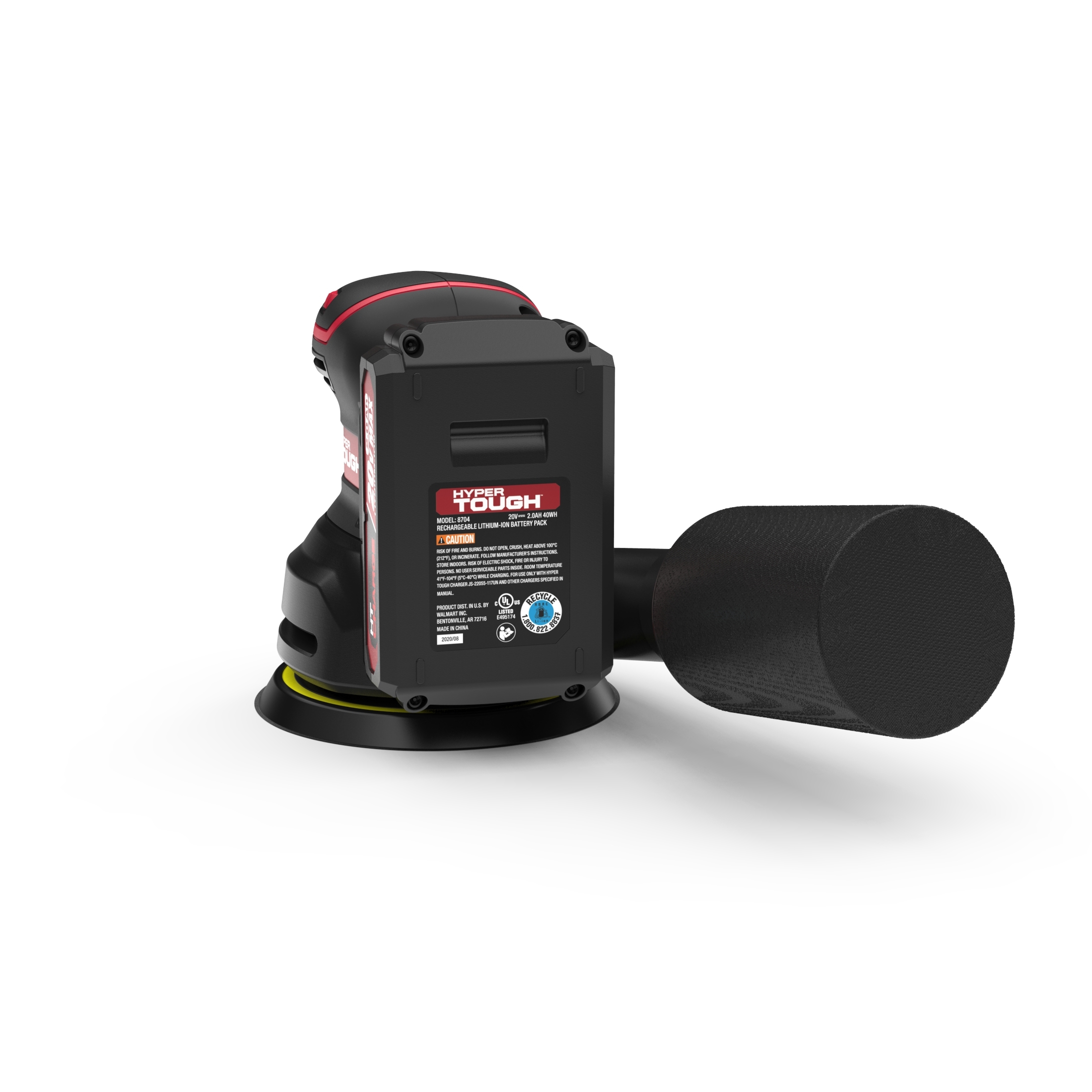 Hyper Tough 20v 2.0ah Lithium-ion 5-inch Random Orbital Sander