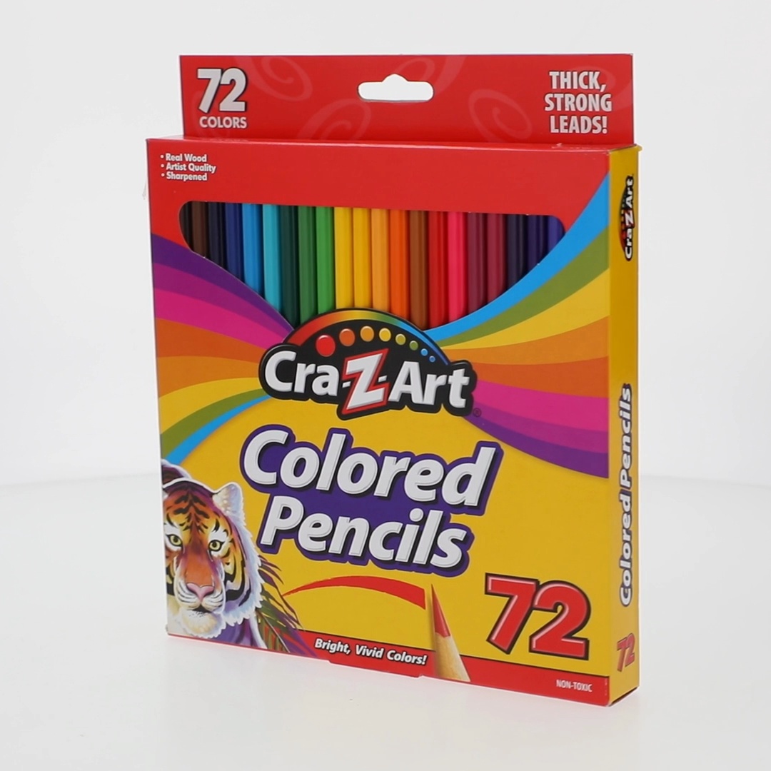 Cra-Z-Art, Colored Pencils, 72 Count, Multicolor, Classic