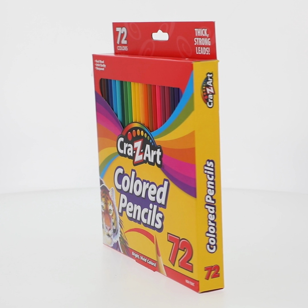 Cra-Z-Art, Colored Pencils, 72 Count, Multicolor, Classic