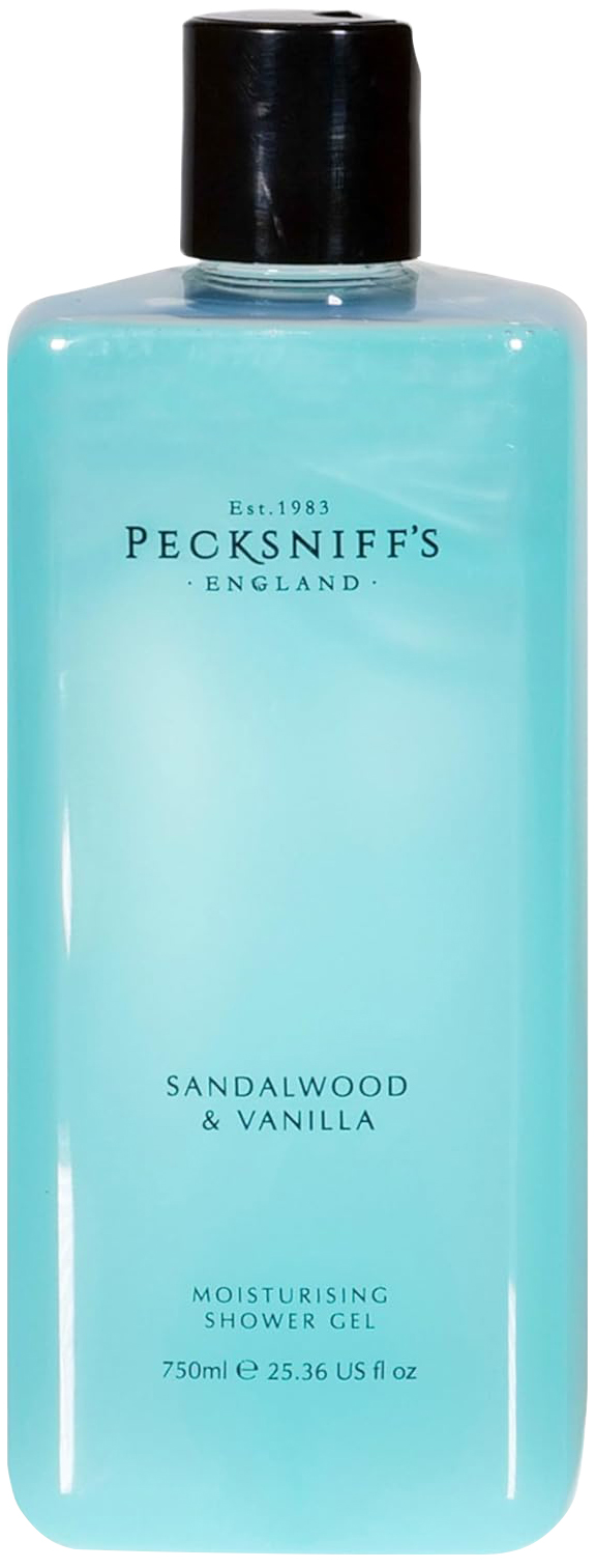 thumbnail video image 2 of Pecksniff's Sandalwood & Vanilla Moisturizing Shower Gel | 750 ml / 25.36 Fl Oz, 2 of 10