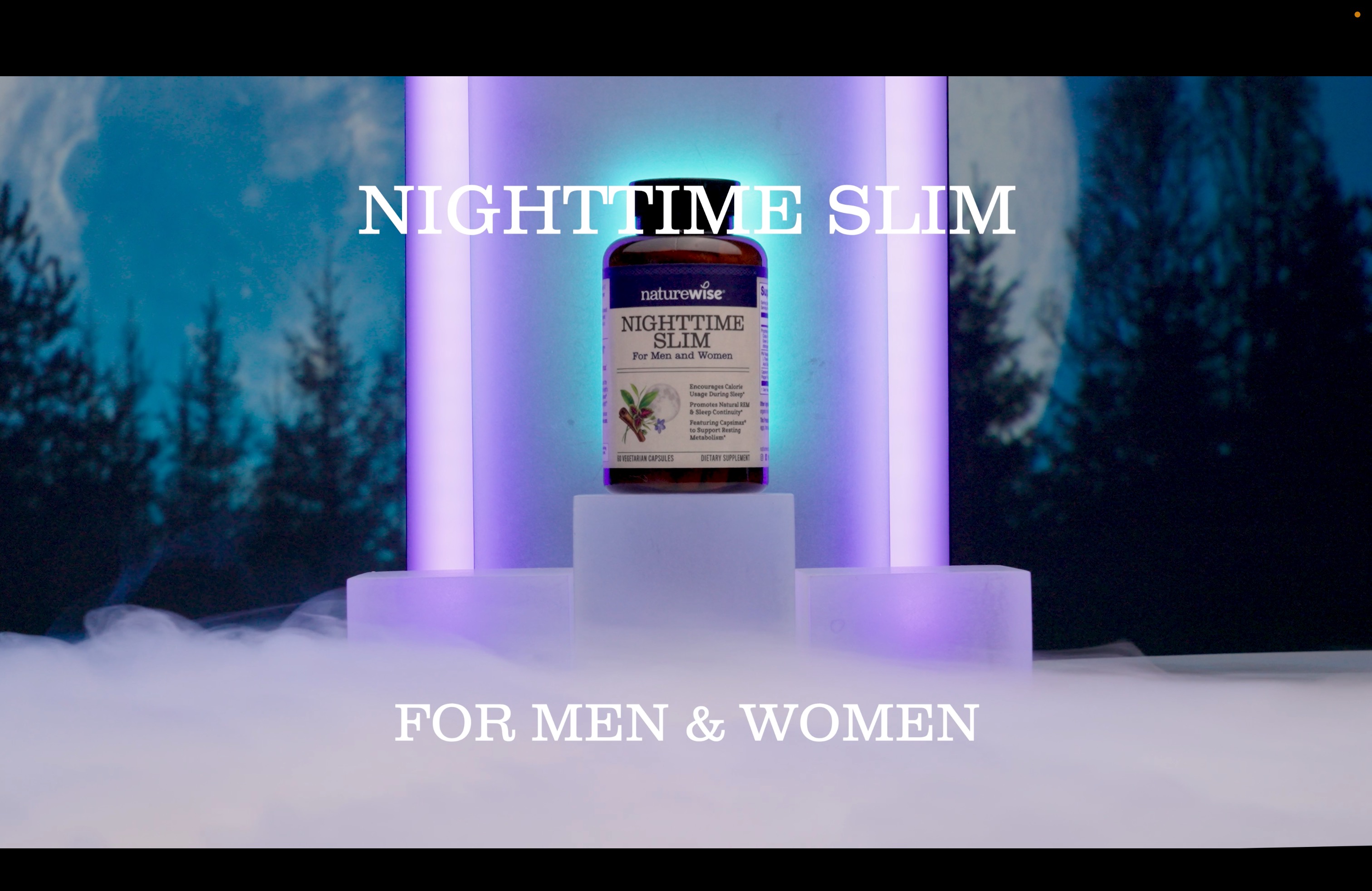 thumbnail video image 2 of Naturewise NighttimeSlim- Cayenne, Green Coffee Bean, GABA - 60 Capsules[30-Day Supply], 2 of 9