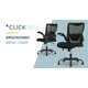 thumbnail video image 2 of Click365 Ergonomic Mesh Chair, Black, 2 of 11