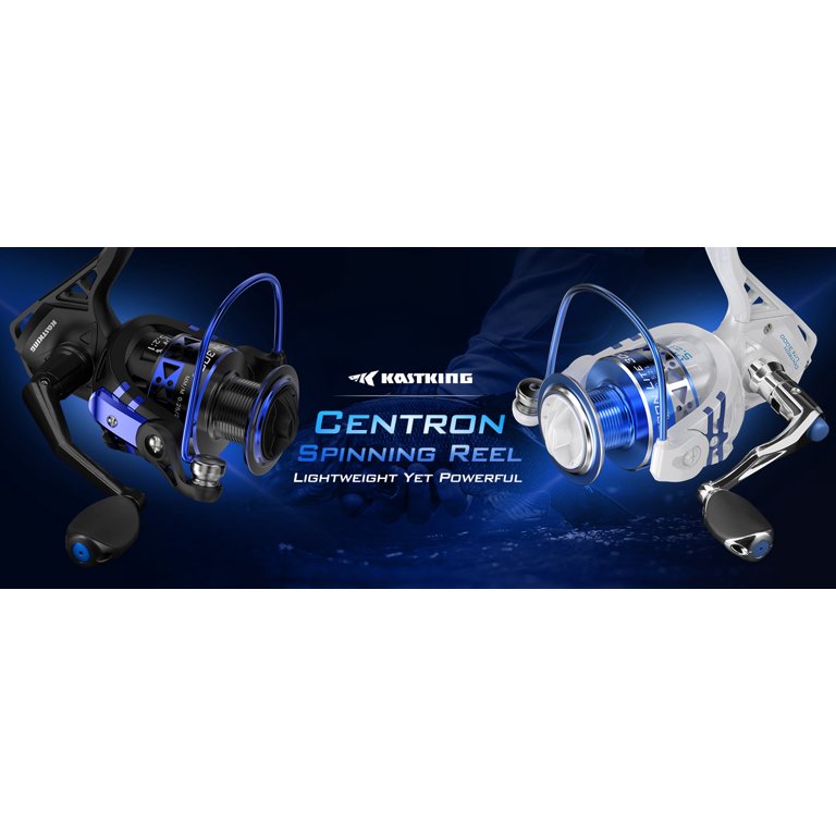 KastKing 500 Spinning Reels, Size 500 is Perfect for Ice Fishing, Up to  17.5Lbs Max Drag, 5.2:1 Gear Ratio-Centron & Centron Lite-White -  Walmart.com