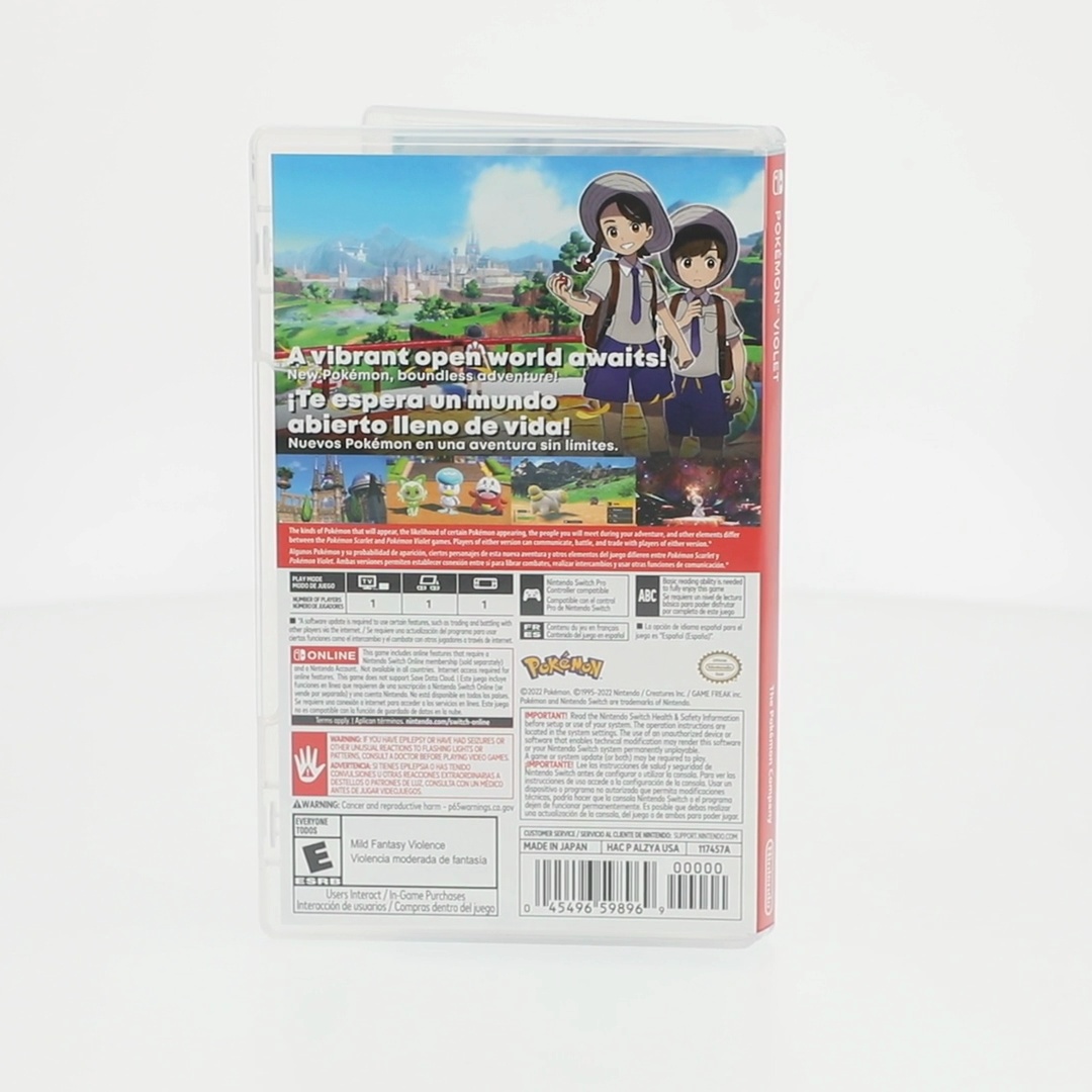 Pokemon Violet Game - Nintendo Switch, Physical Copy, U.S. Version