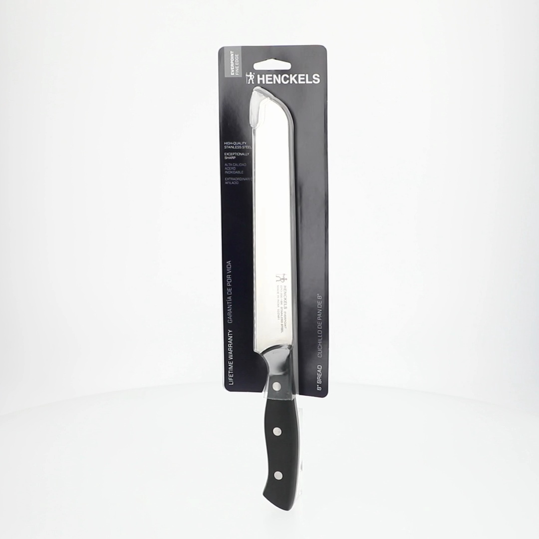 Henckels Everpoint 8-in Triple Rivet Stainless Steel Bread Knife