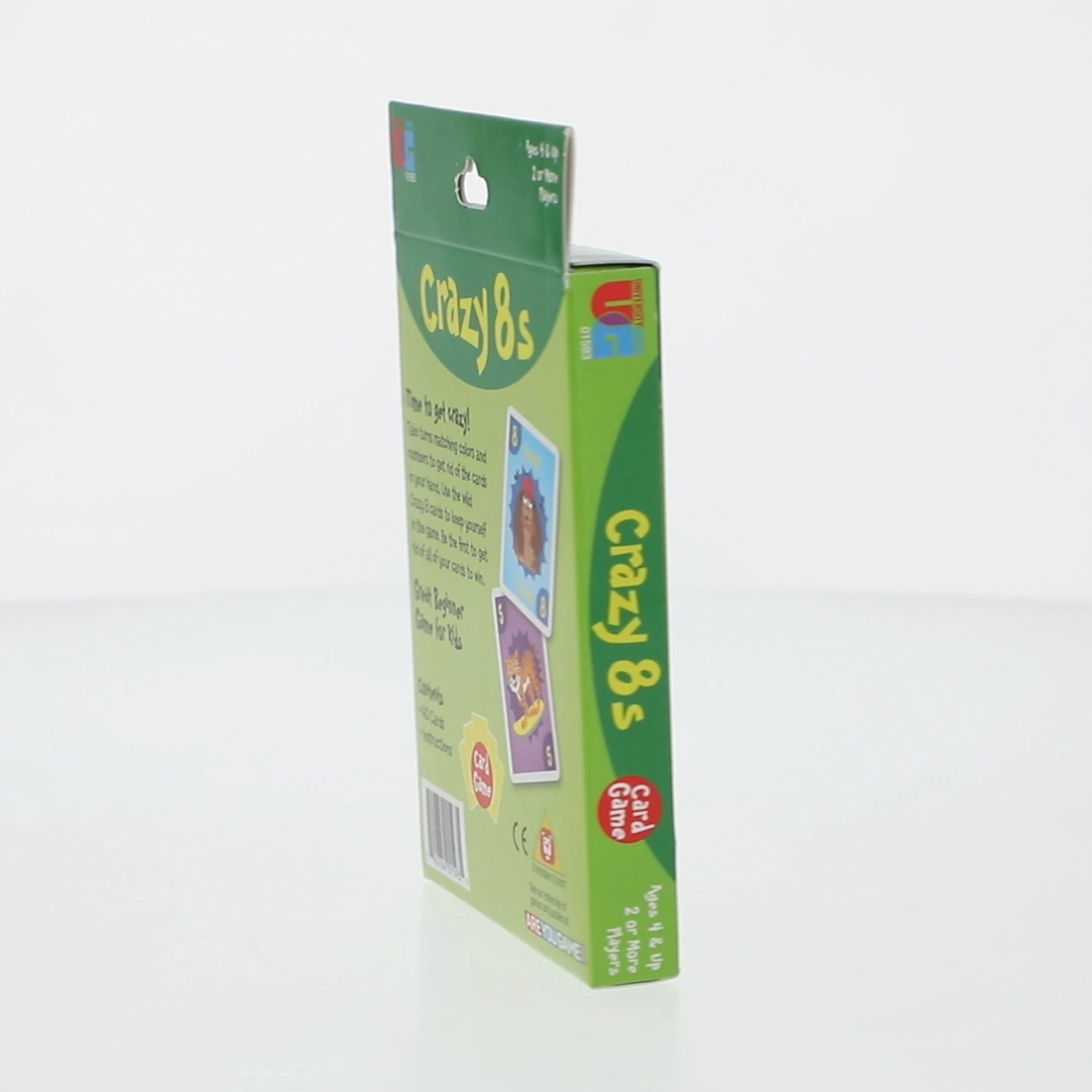 Crazy Eights Original Card Game - Match Colors & Numbers, Use Wild