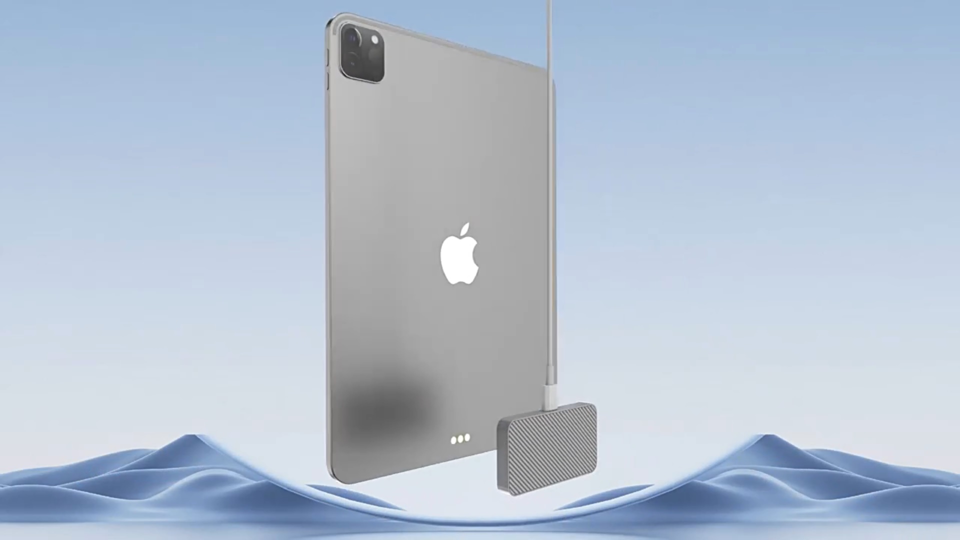 thumbnail video image 2 of Magnetic Adsorption Quick Charge Wireless Charging Pad Magnets Charger Pad For iPad Pro 13" M4, 2 of 17