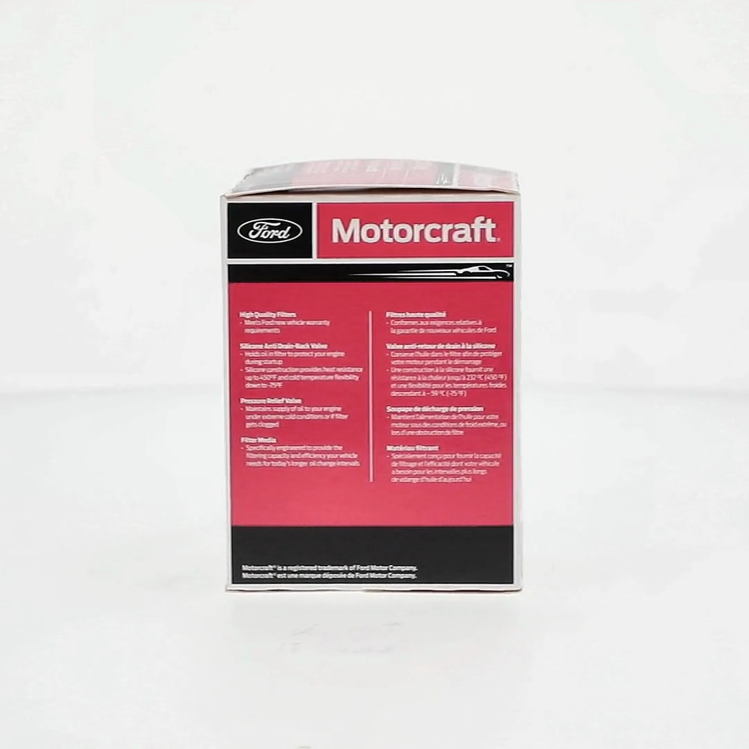 Motorcraft, Oil Filter, 3.125x4.187x3.125 inches, White - Walmart.com