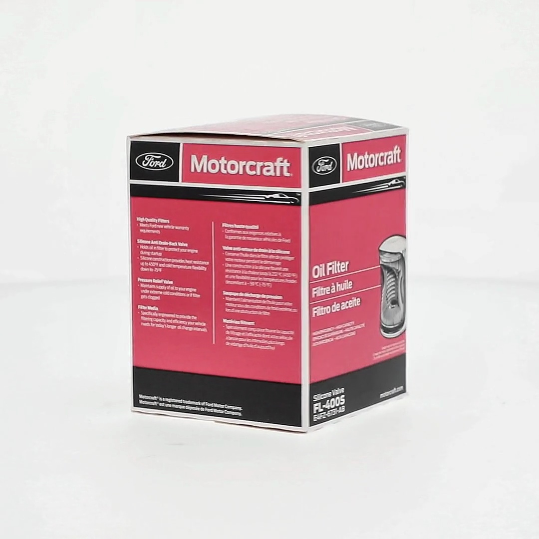 Motorcraft, Oil Filter, 3.125x4.187x3.125 inches, White - Walmart.com