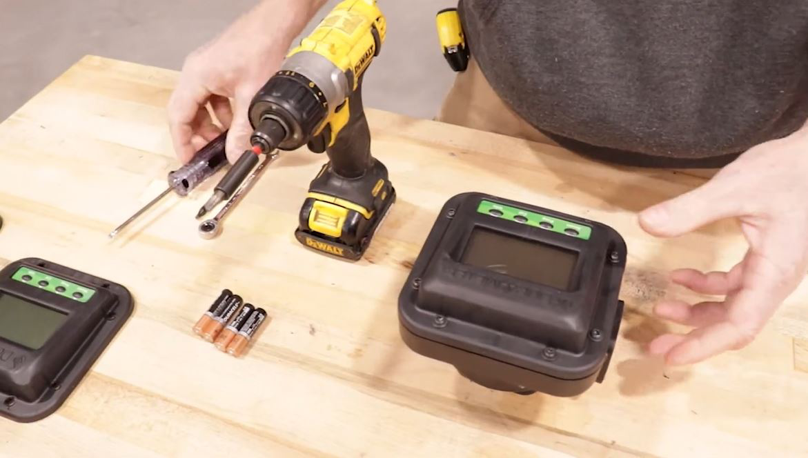 thumbnail video image 2 of Barndoor Ag Dura Products DP-MFP01 Dura-Meter Faceplate - AG Chemical Meter Faceplate with Backlit Display, Moisture-Sealed | Digital Meter Accessories, 2 of 2