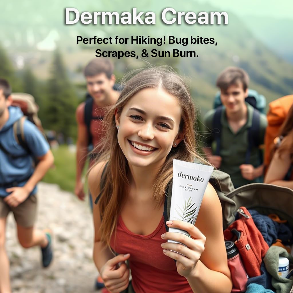 Dermaka, Herbal Healing Moisturizer, 4 oz Tubes 2 Pack, Sensitive
