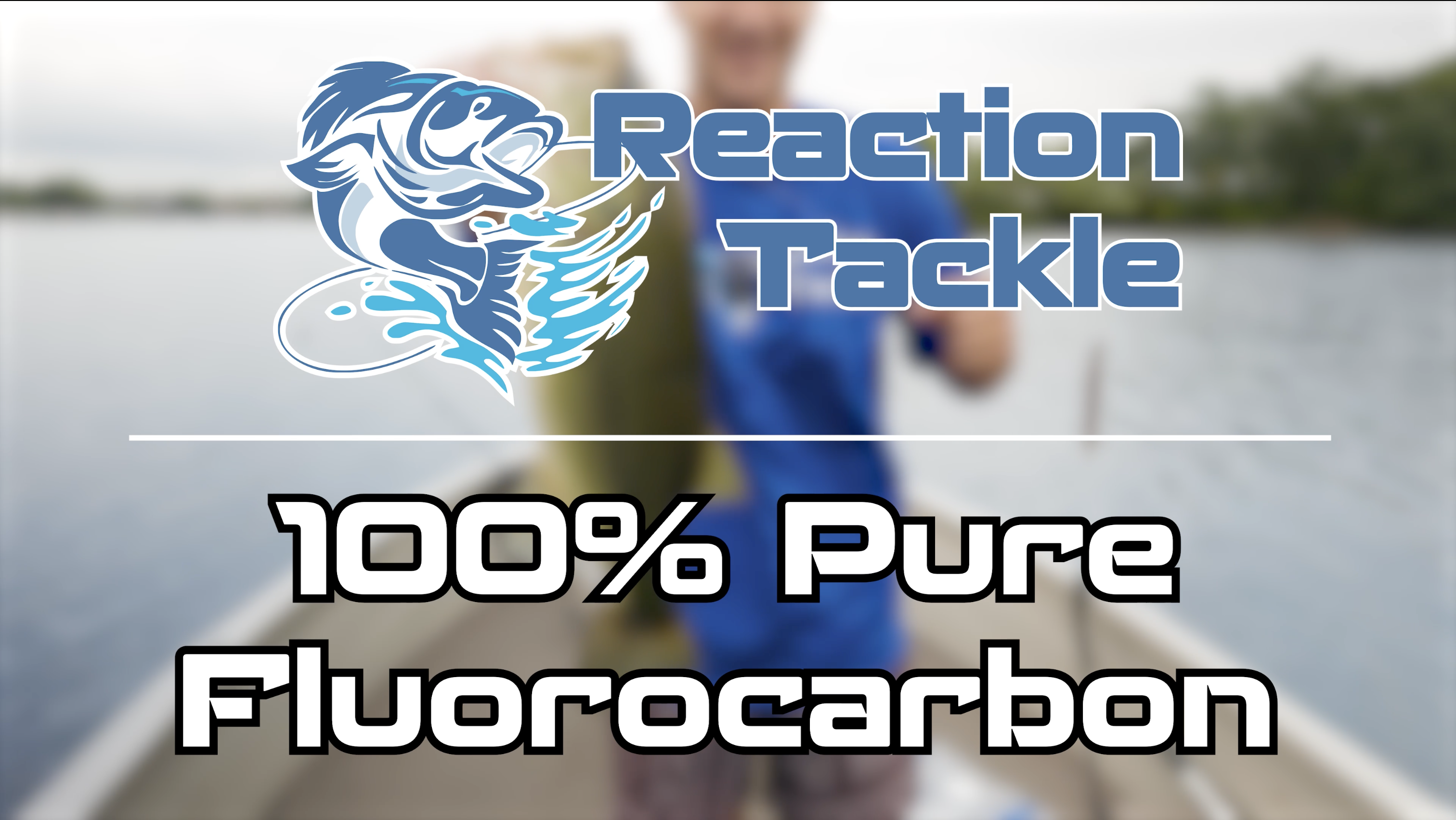 thumbnail video image 2 of Reaction Tackle 100% Pure Fluorocarbon Fising Line - Leader Line / Pink / 12LB 50 Yd, 2 of 7