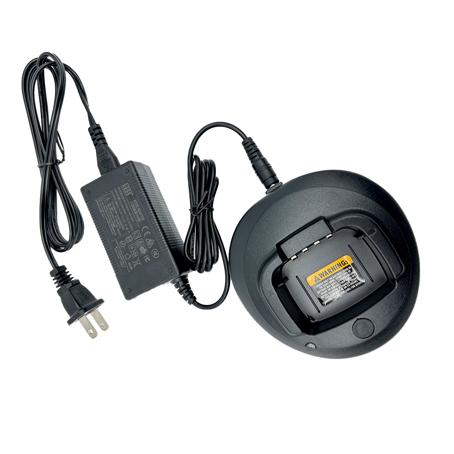 thumbnail video image 2 of PMLN5228 PMLN5228A Rapid Charger Compatible with CP185 CP1660 CP1600 CP1300 CP185 CP180 CP160 CP145 CP140 PMNN4476A PMNN4081AR PMNN4080 PMLN5398, 2 of 8