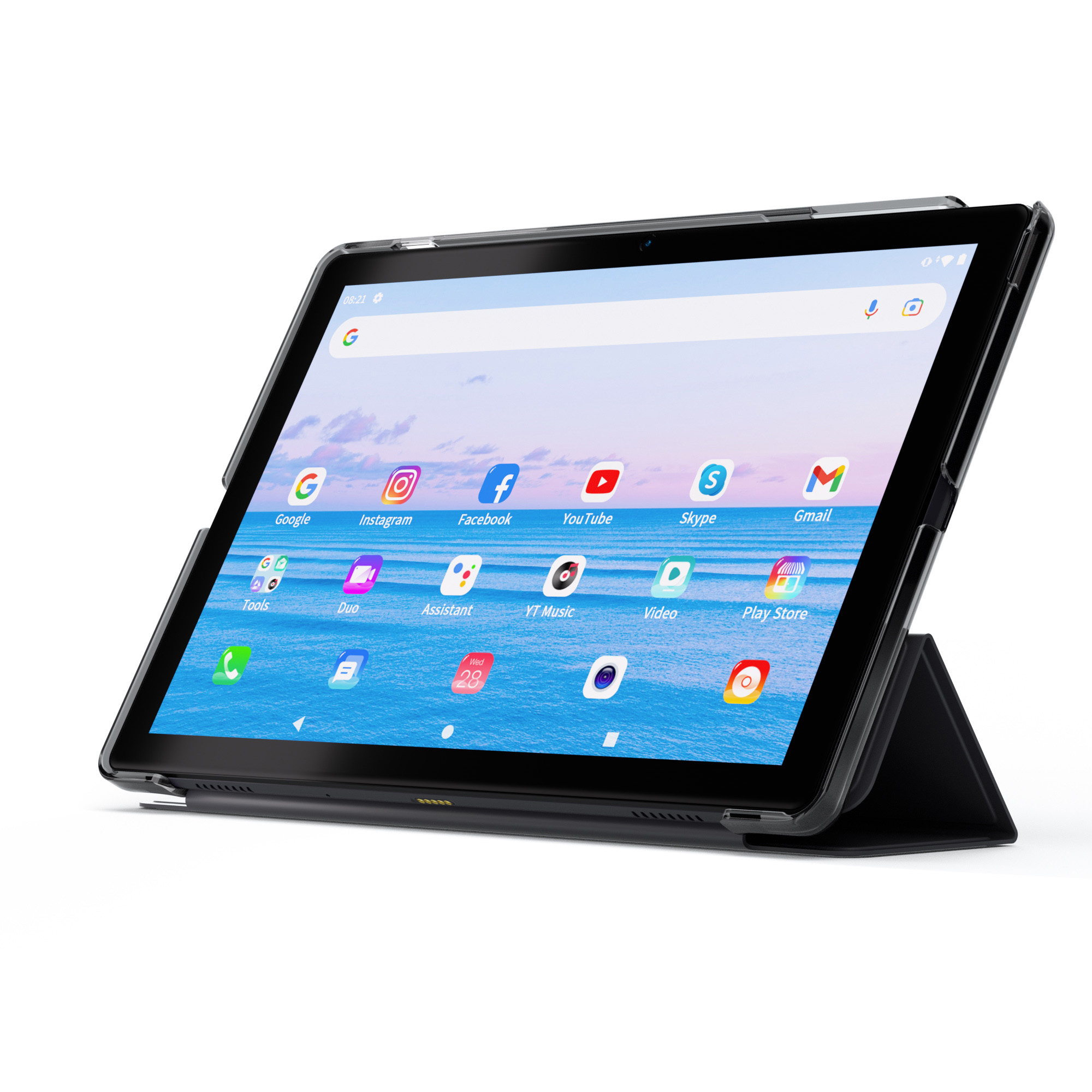 G-Tide 10.1 inch Tablet, 32GB ROM, Android 11 Tablet PC, 6000mAh Battery, 1.6GHz Quad-Core, Wi-Fi (Black Case) G-Tide 10.1 inch Tablet, 32GB ROM, Android 11 Tablet PC, 6000mAh Battery, 1.6GHz Quad-Core, Wi-Fi (Black Case)