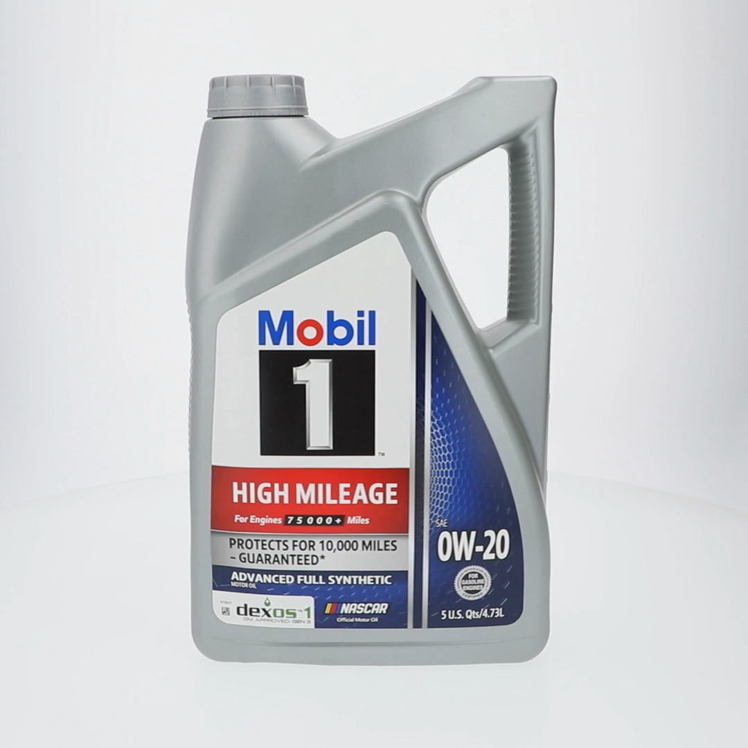 Mobil 1 High Mileage 0W-20 | Anti-oxidation motor oil - Walmart