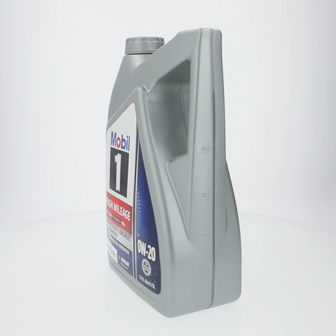 Mobil 1 High Mileage 0W-20 | Anti-oxidation motor oil - Walmart