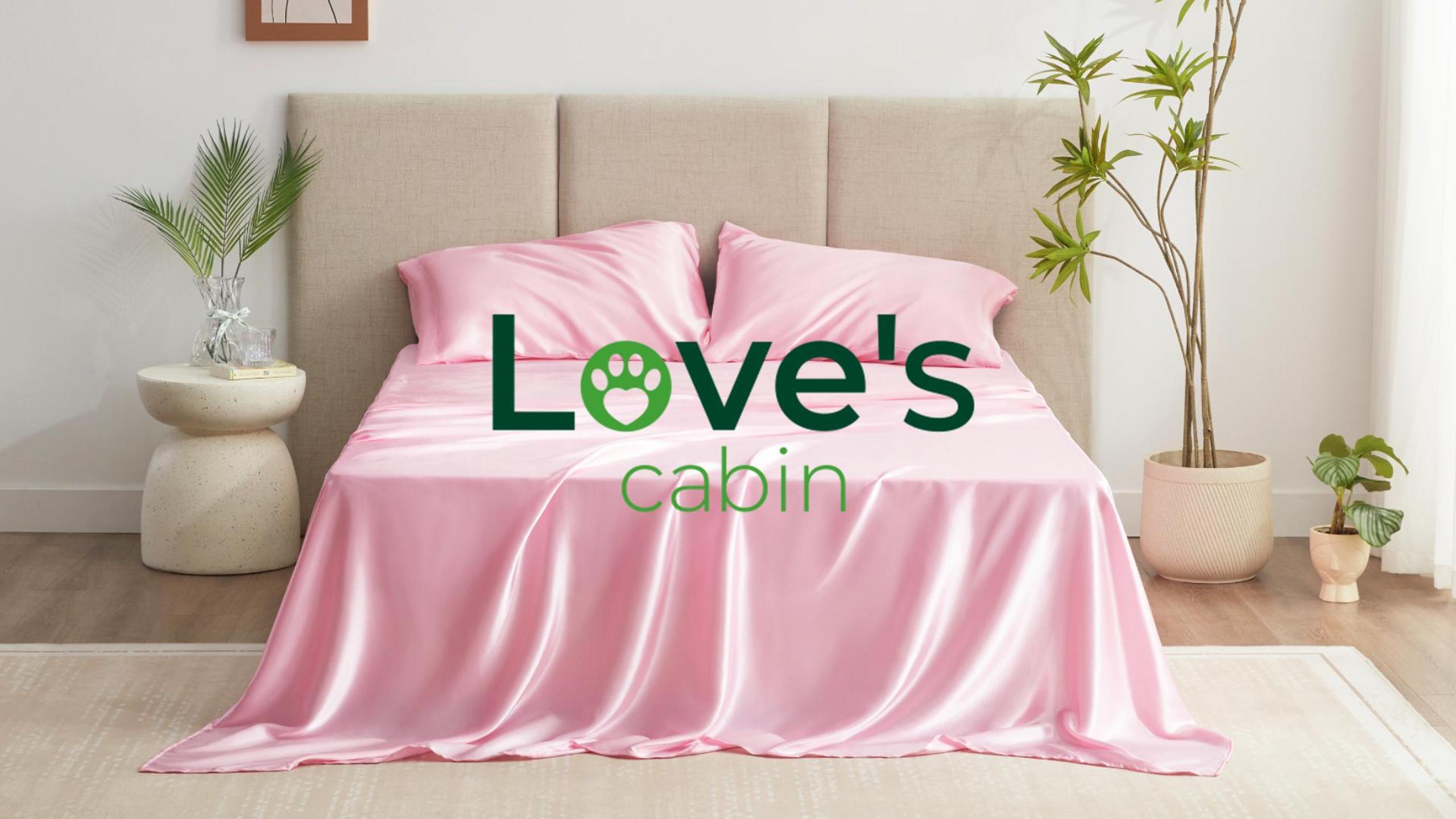 thumbnail video image 2 of Love's cabin Satin Sheets Twin XL Sheet Sets Deep Pocket Luxury Silky Bed Sheets for Hair and Skin 3 Pieces, Black, 2 of 8