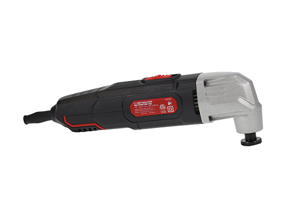 Hyper Tough 2.1 Amp New Condition Corded Oscillating Multi-function Tool,  Variable Speed, with Hex Key, Sanding Pad, 1-1/4 inch Blade, Scraper Blade  & 3 Sanding Sheets (80, 100 & 120 Grit) 