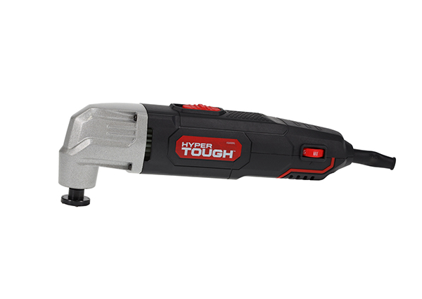 Hyper Tough 2.1 Amp New Condition Corded Oscillating Multi-function Tool,  Variable Speed, with Hex Key, Sanding Pad, 1-1/4 inch Blade, Scraper Blade  & 3 Sanding Sheets (80, 100 & 120 Grit) 