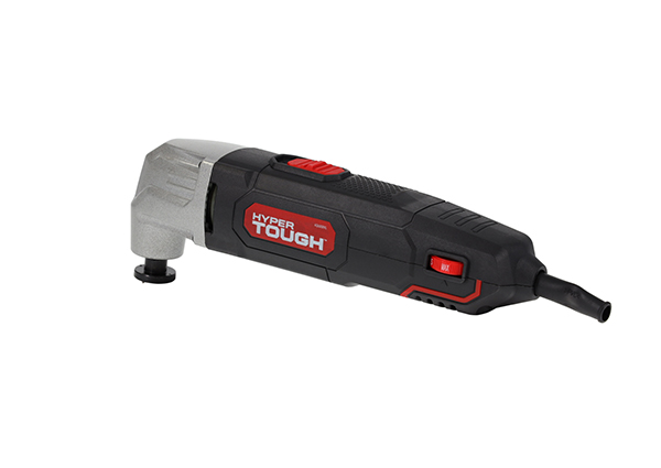 Hyper Tough 2.1 Amp New Condition Corded Oscillating Multi-function Tool,  Variable Speed, with Hex Key, Sanding Pad, 1-1/4 inch Blade, Scraper Blade  & 3 Sanding Sheets (80, 100 & 120 Grit) 