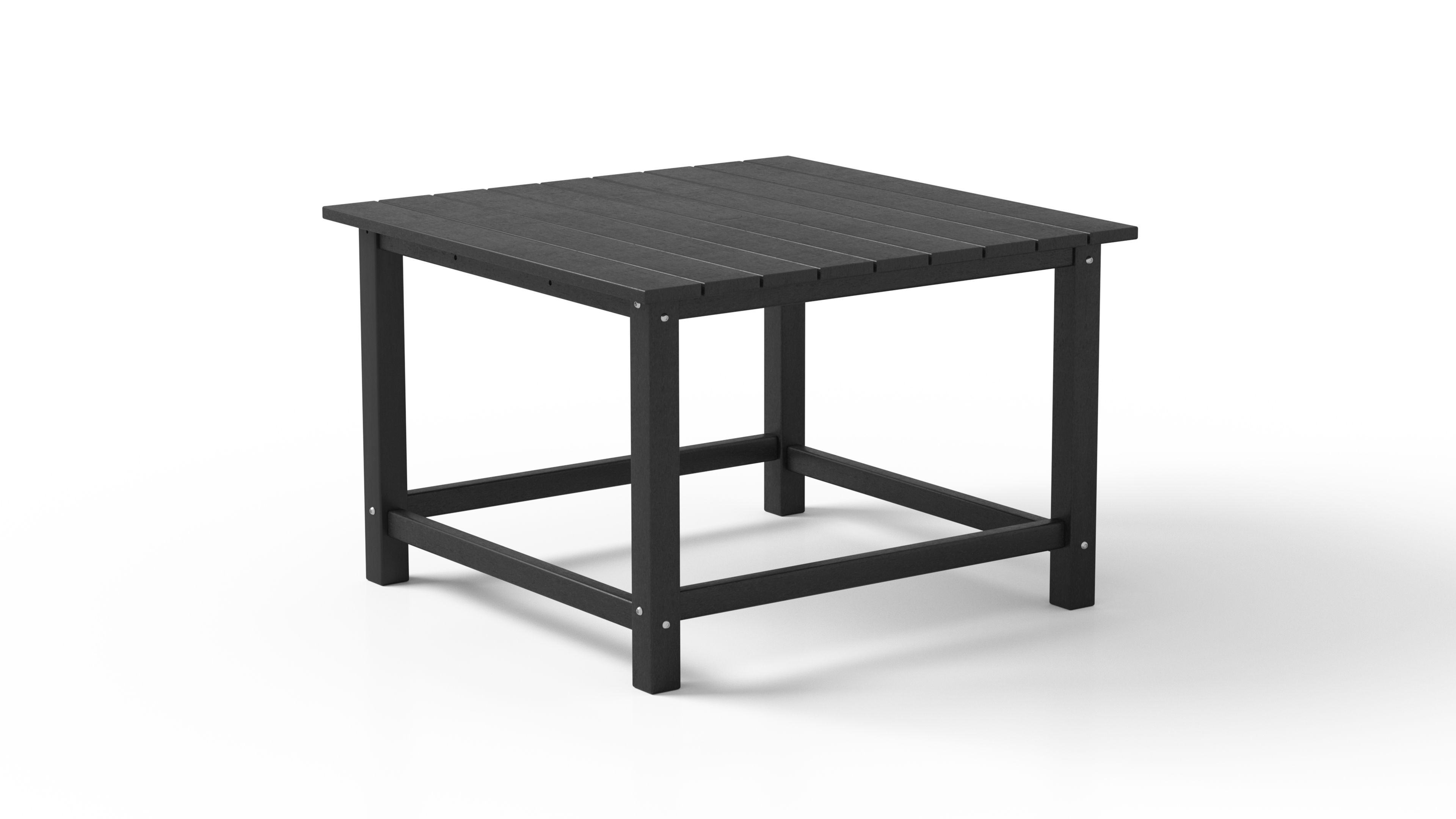 thumbnail video image 2 of WestinTrends Malibu Kids Outdoor Patio Furniture HDPE 30" Wide Square Dining Table, Teak, 2 of 15