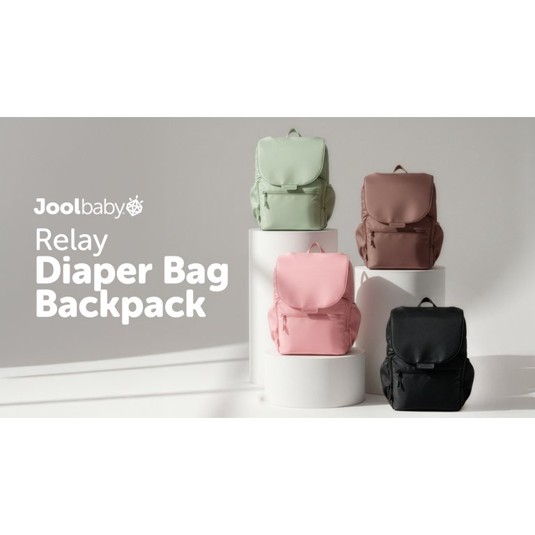 Jool Baby Diaper Backpack Bag with Changing Pad and Insulated Bottle &  Breast Pump Pockets for Toddlers - Walmart.com